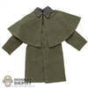 Coat: Battle Gear Toys Western Greatcoat (Green w/Grey Collar)