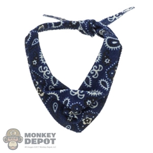 Tie: Battle Gear Toys Western Neckerchief (Blue Paisley)