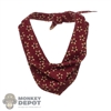 Scarf: Battle Gear Toys Western Neckerchief (Burgundy Floral)