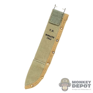 Sheath: Battle Gear US Machete Sheath (OD w/Khaki Trim)