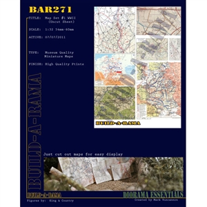 Build-A-Rama 1/32 Map Set #1 WWII - BAR271