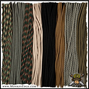 Paracord: Type III 550 Parachute Cord (Various Colors + Lengths)