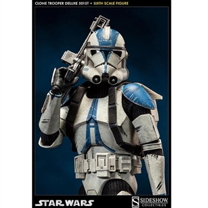 Sideshow Star Wars Clone Trooper Deluxe: 501st (1002063)
