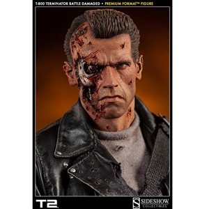 1/4 Premium Format: Sideshow T:800 Terminator Battle Damaged (300109)