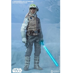 Boxed Figure: Sideshow Star Wars Commander Luke Skywalker Hoth (2159)