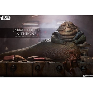 Boxed Figure: Sideshow Star Wars Jabba the Hutt & Throne Deluxe (100410)