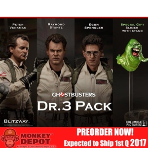 Boxed Figure: Blitzway 1984 Ghostbusters Set Of 3 Doctors (BW-UMS10105)