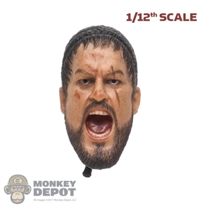 Head: By Art 1/12th King of Sparta (Screaming)