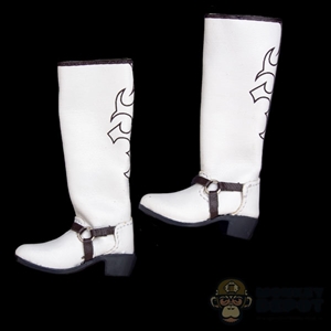 Boots: Cat Toys Female White Boots