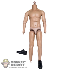 Figure: CraftOne Muscle Nude w/Black Molded Sneakers (No Head or Hands)