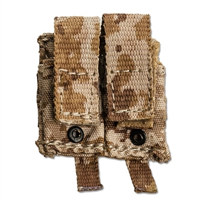 Pouch: Crazy Dummy 9012B Pistol Magazine Double - AOR1 Camo