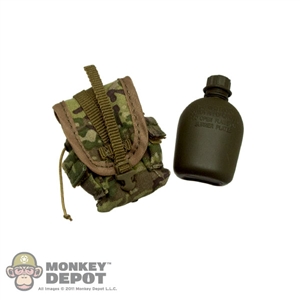 Pouch: Crazy Dummy Canteen w/Molle 2 Pouch - Multicam