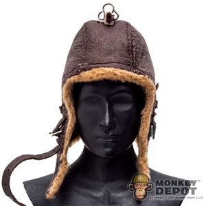 Helmet: Crazy Dummy Flying Leather Helmet