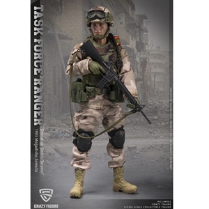 Boxed Figure: CrazyFigure 1/12 Chalk Leader 75th Ranger - 1993 Mogadishu Somalia (CF-LW001)