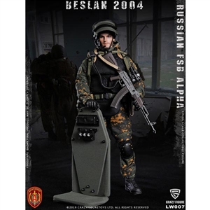 CrazyFigure 1/12 Russian Alpha Special Forces Heavy Shield Hand (CF-LW007)