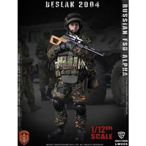 CrazyFigure 1/12 Russian Alpha Special Forces Russian Sniper (CF-LW009)