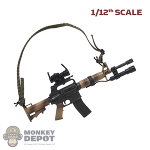 Rifle: CrazyFigure 1/12th RO727 Carbine w/Sight + Light