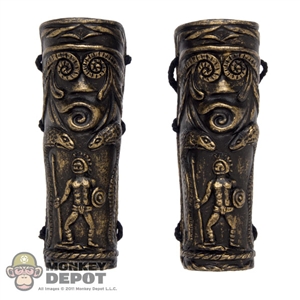 Armor: CM Toys Roman Gladiator Ocrae Leg Guards (Plastic)