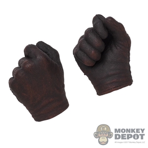Hands: CM Toys Mens Brownish Molded Gloved Holding Grip