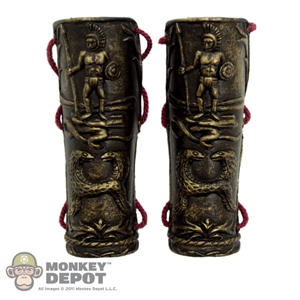 Armor: CM Toys Roman Gladiator Ocrae Leg Guards (Plastic)