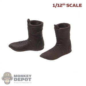Boots: Coo Models 1/12th Mens Molded Leather Boots