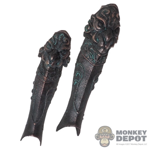 Armor: Coo Models Female Bronze Colored Lower Leg Guards