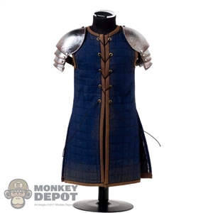 Suit: Coo Models Mens Blue Gambeson wShoulder Armor