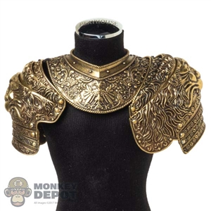 Armor: Coo Models Mens Metal Neck + Shoulder Guards