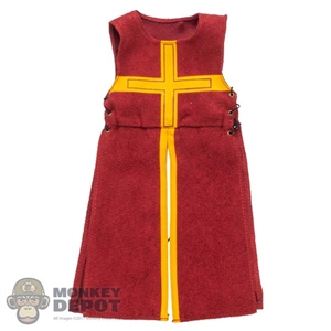 Robe: Coo Models Mens Red Robe w/Yellow Cross