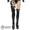 Boots: Core Play Female Above Knee Pleather Boots w/Knife