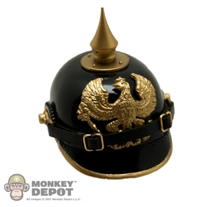 Helmet: CalTek German WWI M1895 Pickelhaube w/ Brass Fittings