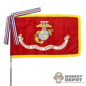 Flag: Cal Tek US Modern Marine Flag w/ Carier