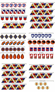 Insignia CVI U.S. Army Divisions NW Europe - Late War #1