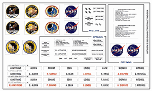 Insignia CVI US Apollo 11-14 Moon Missions