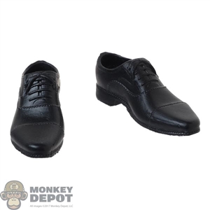 Shoes: CYYToys Mens Molded Black Dress Shoes