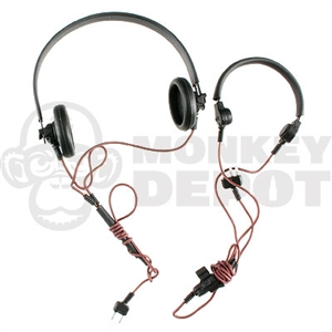 Radio Dragon German WWII Panzer Headset Brown Cables