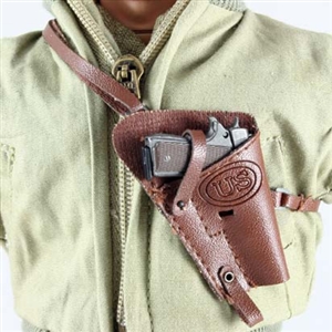 Pistol Dragon US WWII 1911 .45 in Leatherlike Shoulder Holster Single Harness