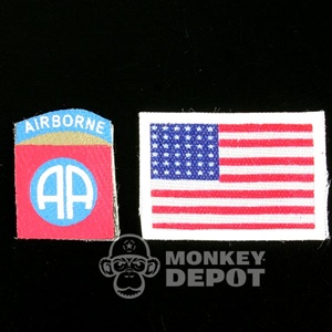 Insignia: Dragon US WWII 82nd Airborne w/Flag