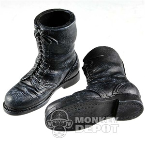 Boots: Dragon German WWII Fallschirmjager Front Laced Weathered