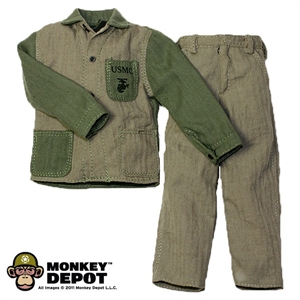 Uniform: Dragon US WWII USMC M1941 HBT Utility Uniform