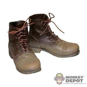 Boots: Dragon US WWII Service Shoes Weathered