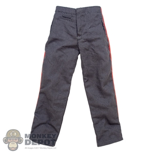 Pants: Dragon WWII German Gray Pants w/Pink Piping