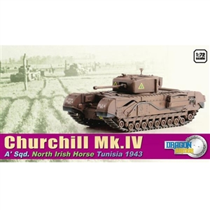 Dragon Armor 1/72 Churchill Mk. IV, A' Sqd. North Irish Horse, Tunisia 1943 (60503)