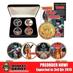 Coin Set: Dynamite Entertainment Vampirella 50th Anniversary 24kt Gold Coin Set (904841)