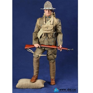 Boxed Figure: DiD WWI American Infantryman of Expeditionary Force 1917 - Buck Jones (A11009)