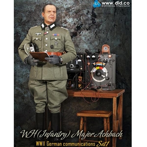 Boxed Figure: DiD WWII German Communications Set 1 Major Achbach (D80096)