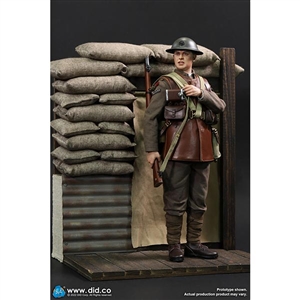 DiD WWI WWI British infantry Lance Corporal Tom + Trench Diorama