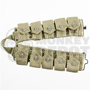 Belt DiD US WWII M1923 Garand Cartridge Belt