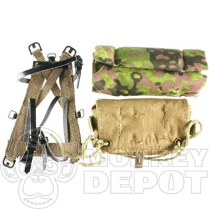 Pack DiD German WWII Assault A Frame Bag, Rolled Zelt