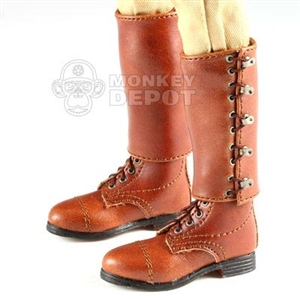 Boots DiD British WWII Officer Leather Leggings